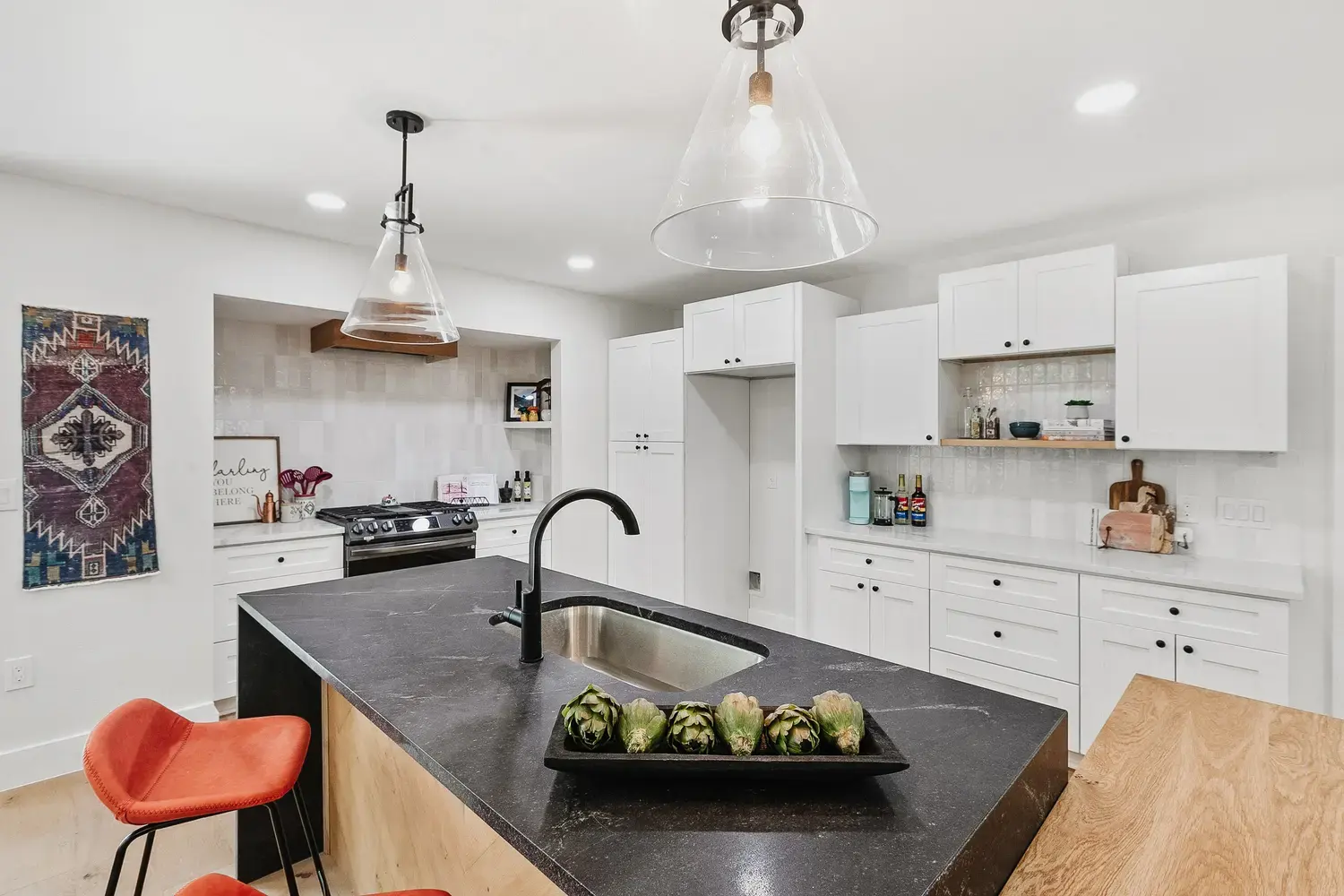 Soapstone & Oak — Renovation interior by North Star Design Co